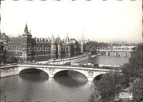 Paris La Conciergerie et la Seine Kat. Paris