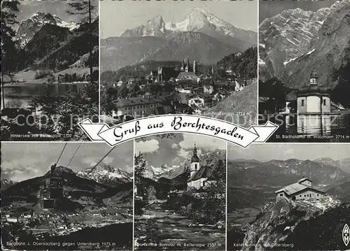 Berchtesgaden Hintersee Watzmann Reiteralpe Kat. Berchtesgaden