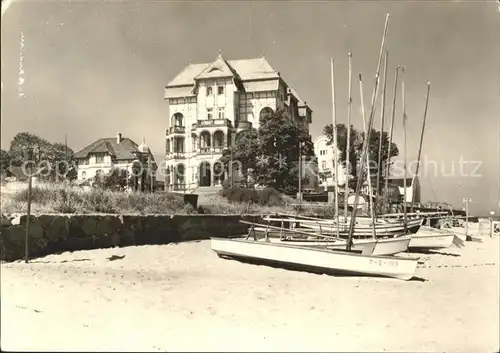 Kuehlungsborn Ostseebad FDGB  Erholungsheim Haus am Meer Kat. Kuehlungsborn