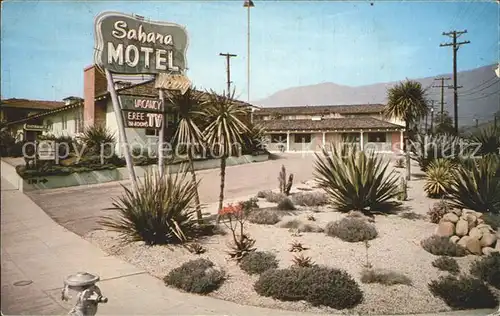 Santa Barbara California Sahara Motel Kat. Santa Barbara