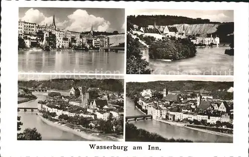 Wasserburg Inn Stadtansicht Kat. Wasserburg a.Inn
