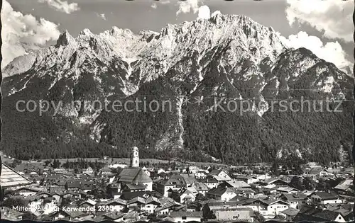 Mittenwald Bayern Karwendel Kat. Mittenwald