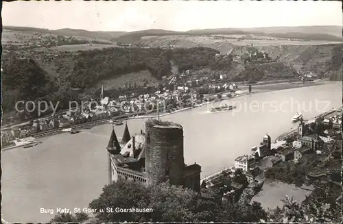 St Goarshausen Burg Katz  Kat. Sankt Goarshausen