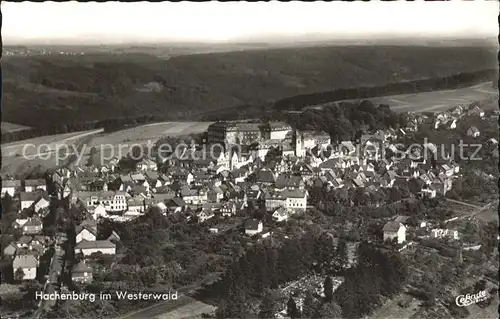 Hachenburg Westerwald Fliegeraufnahme Kat. Hachenburg