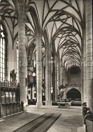 Noerdlingen Sankt Georgskirche Orgelempore Kat. Noerdlingen