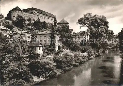 Tuebingen Am Neckar mit Blick zum Schloss Kat. Tuebingen