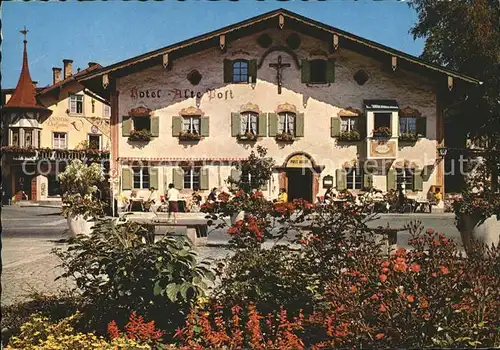 Oberammergau Hotel Alte Post  Kat. Oberammergau