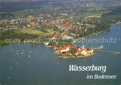 Wasserburg Bodensee Fliegeraufnahme Kat. Wasserburg (Bodensee)