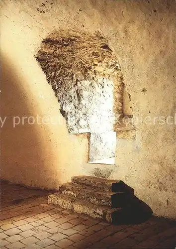 Mueglitztal Schloss Weesenstein Fensternische in der Burg Kat. Mueglitztal