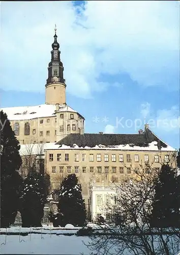 Mueglitztal Schloss Weesenstein Suedansicht Kat. Mueglitztal