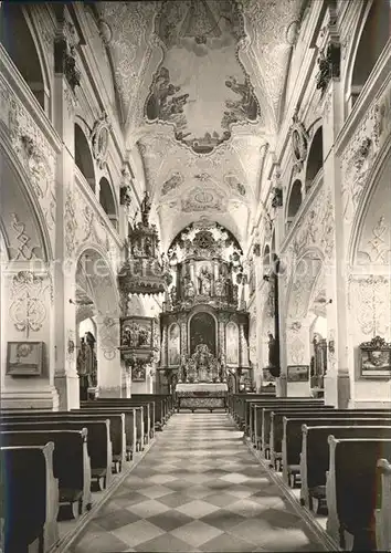 Weihenlinden Wallfahrtskirche inneres Kat. Bruckmuehl