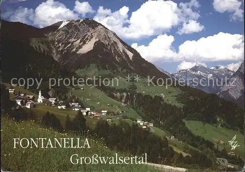 Fontanella Grosswalsertal Blasenka Seewald Rothorn Kat. Fontanella