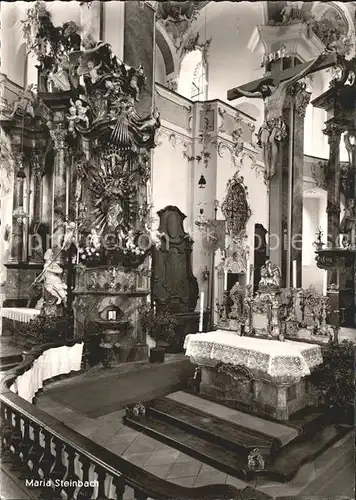 Maria Steinbach Inneres der Kirche Kat. Legau