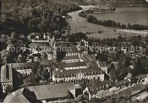 Maria Laach Glees Kloster Fliegeraufnahme / Glees /Ahrweiler LKR