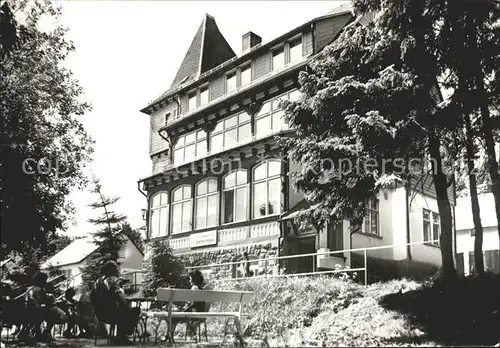 Finsterbergen FDGB Erholungsheim Spiessberghaus Kat. Finsterbergen Thueringer Wald