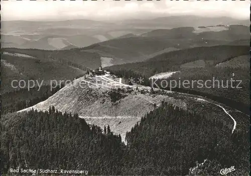 Bad Sachsa Harz Hotel Berghof Ravensberg Fliegeraufnahme Kat. Bad Sachsa