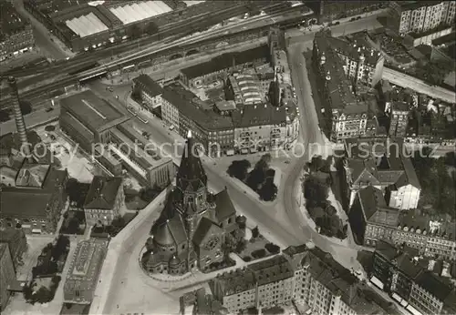 Dresden Wettiner Platz Fliegeraufnahme Kat. Dresden Elbe