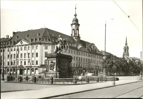 Dresden Neustaedter Rathaus Denkmal vor Zerstoerung 1945 Kat. Dresden Elbe