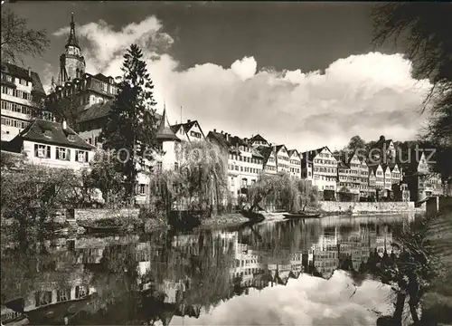 Tuebingen Partie am Neckar beim Hoelderlinturm Universitaetsstadt Kat. Tuebingen