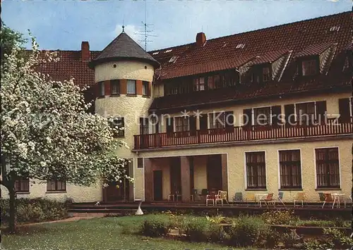 Beverungen Werner Bock Schule Baumbluete Kat. Beverungen