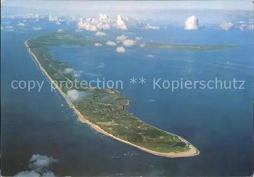 Insel Sylt Nordseeinsel Fliegeraufnahme aus 3000 Meter Hoehe Kat. Westerland