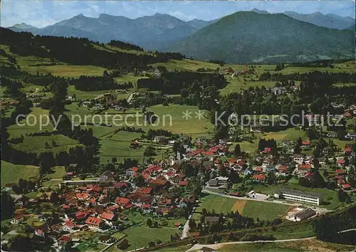 Bad Kohlgrub Alpenpanorama Fliegeraufnahme Kat. Bad Kohlgrub