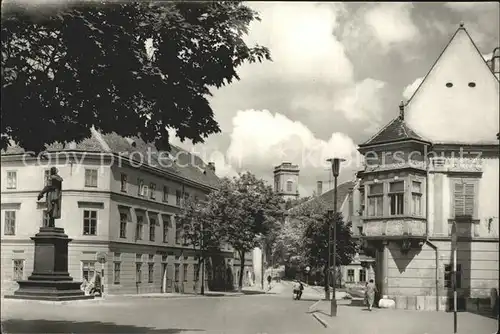 Gyor Kisfaludy Karolys Denkmal Altabak Haus Kat. Gyor