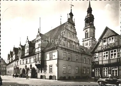 Celle Niedersachsen Nordgiebel Rathaus 16. Jhdt. Renaissancestil Kat. Celle