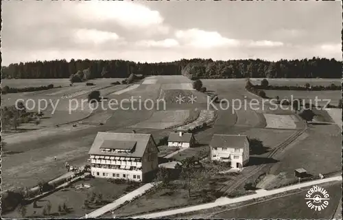 Schoemberg Schwarzwald Sanatorium Calmette Fliegeraufnahme Kat. Schoemberg