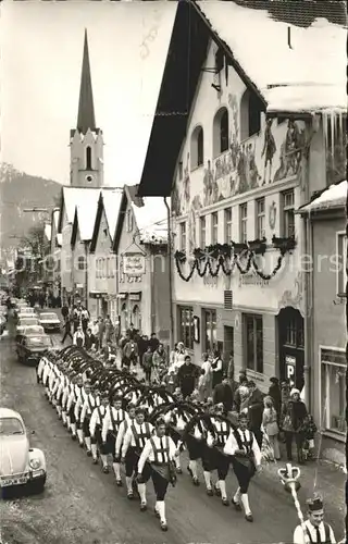 Partenkirchen Schaefflertanz Kat. Garmisch Partenkirchen