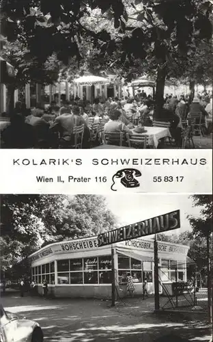 Wien Kolariks Schweizerhaus Kat. Wien