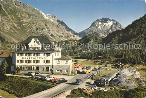 Maloja GR Hotel Maloya Kurlm mit Monte del Forno Kat. Maloja Graubuenden