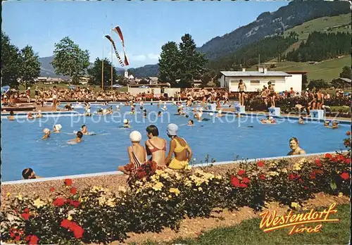 Westendorf Tirol Schwimmbad Kat. Westendorf