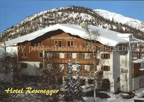 Achensee Pertisau Hoten Pension Restaurant Rosenegger Kat. Eben am Achensee