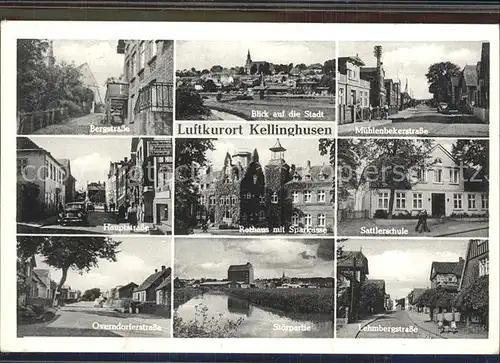 Kellinghusen Muehlenbekerstrasse Bergstrasse Lehmbergstrasse Kat. Kellinghusen