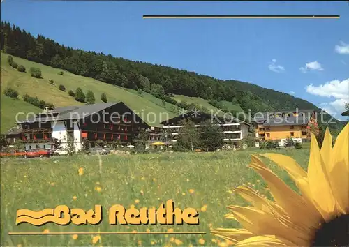 Reuthe Vorarlberg Kurhotel Bad Reuthe  Kat. Reuthe