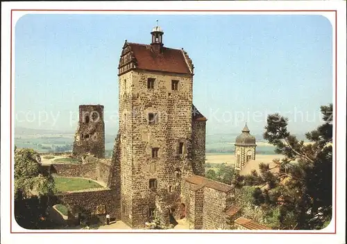 Stolpen Siebenspitzen Seiger Kirchturm  Kat. Stolpen