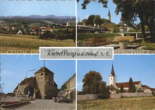 Wieselburg Rathaus Kirche  Kat. Wieselburg