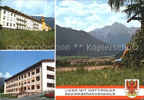 Lienz Tirol Bezirkskrankenhaus  Kat. Lienz