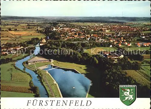 Fuerstenfeld Fliegeraufnahme  Kat. Fuerstenfeld