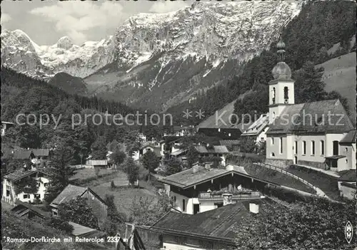 Ramsau Berchtesgaden Dorfkirche  Kat. Ramsau b.Berchtesgaden