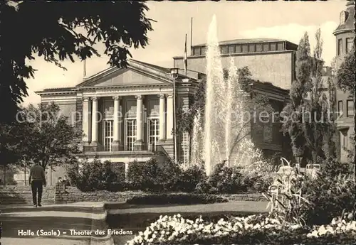 Halle Saale Theater des Friedens  Kat. Halle