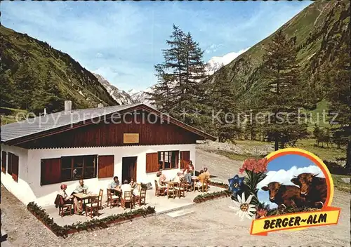 Kals Grossglockner Berger Alm Jausenstation  Kat. Kals am Grossglockner