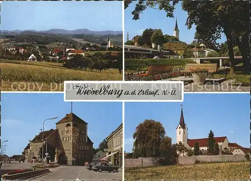 Wieselburg Kirche Rathaus Kat. Wieselburg