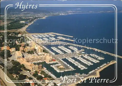 Hyeres Fliegeraufnahme Port  Kat. Hyeres