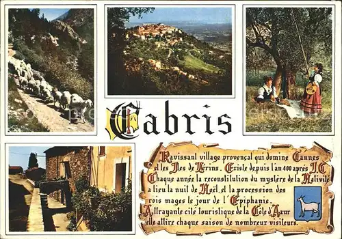 Cabris Trachten Schafe  Kat. Cabris