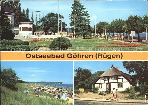 Goehren Ruegen Strandpromenade Strand Heimatmuseum Kat. Goehren Ostseebad Ruegen