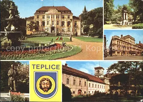 Teplice Hotel Thermal Socha presidenta Kl. Gottwalda Kat. Teplice