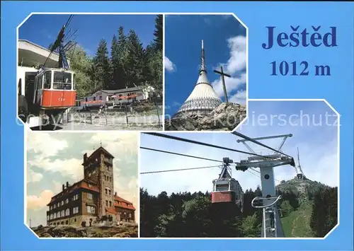 Jested Luftseilbahn Bergkreuz  Kat. Jeschken