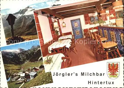 Hintertux Zillertal Joergler Milchbar  Kat. Tux